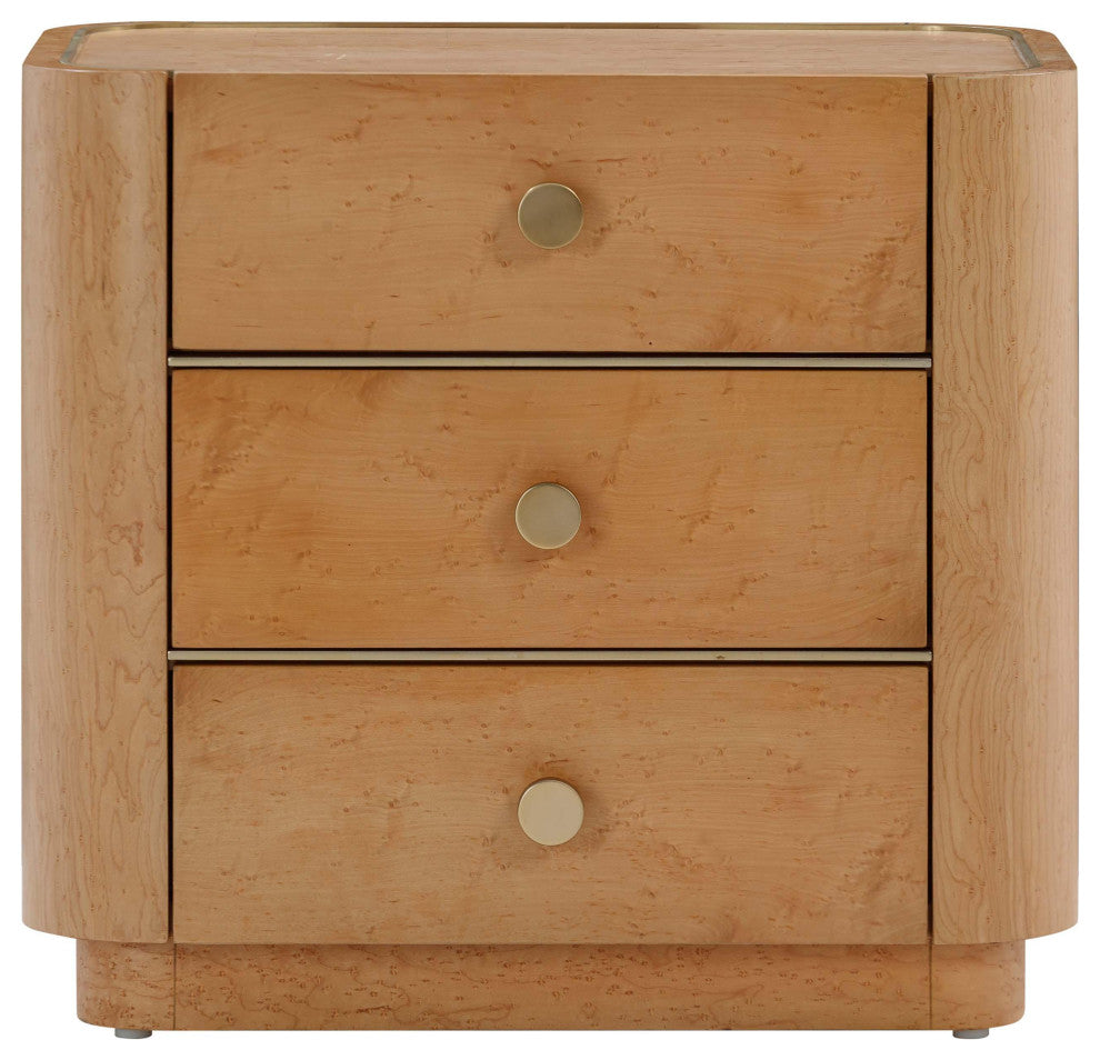 Abigail Natural Birdseye Maple Nightstand