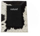 HomeRoots 5" x 7" Black and White Cowhide Picture Frame