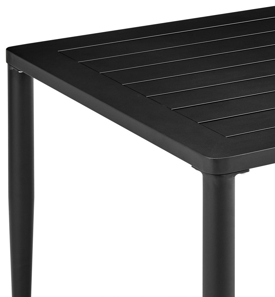 Beowulf Outdoor Patio Dining Table in Aluminum