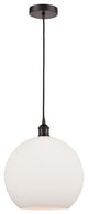 Innovations 616-1P-OB-G121-12 1-Light Mini Pendant, Oil Rubbed Bronze
