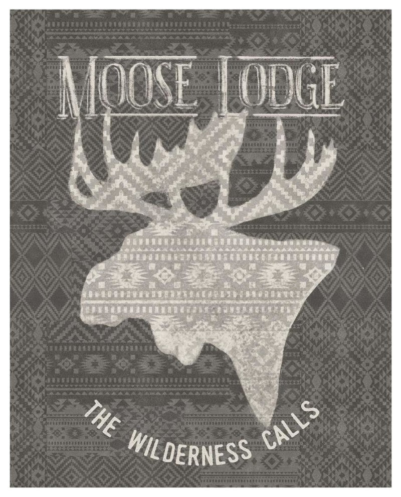 "Soft Lodge V Dark" Digital Paper Print by Janelle Penner, 18"x22"