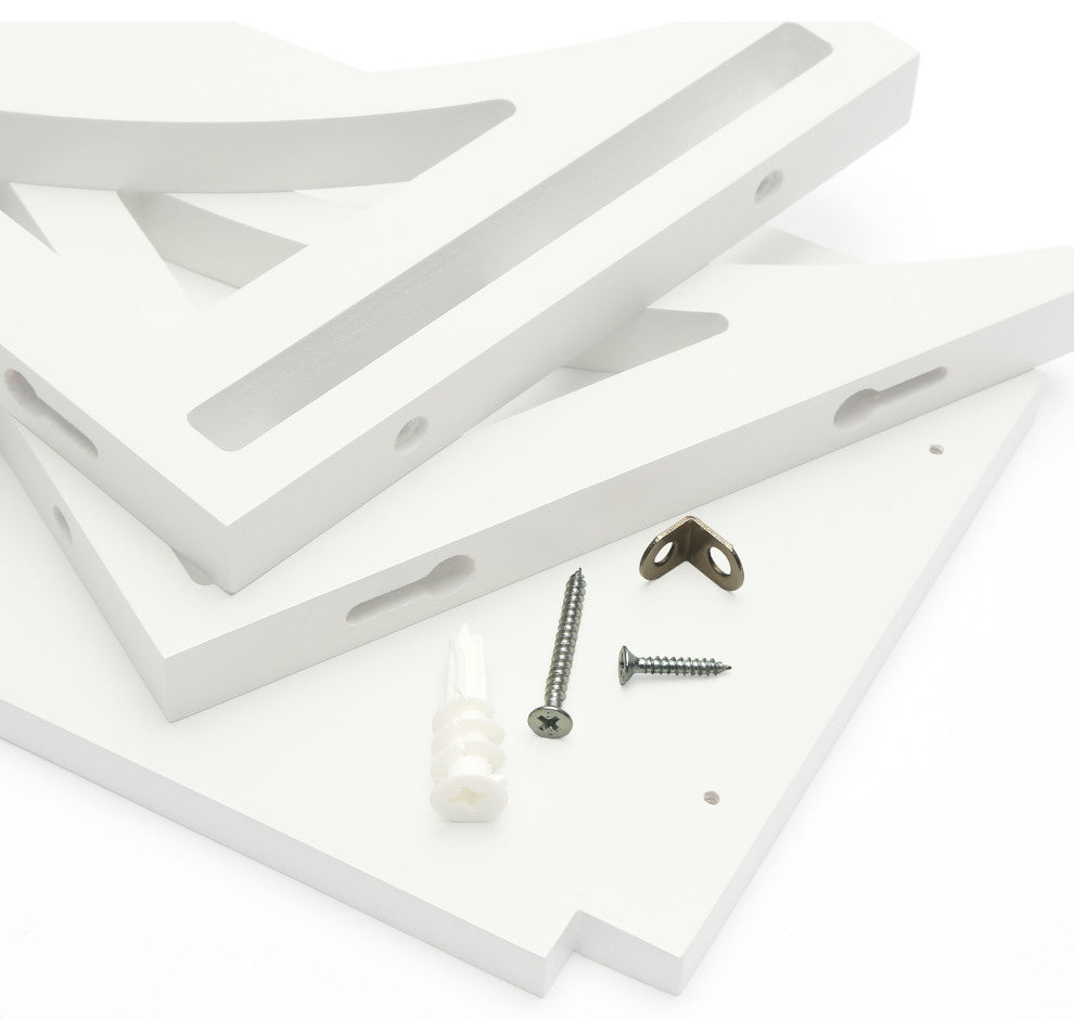 Topsy Turvy 2 in one shelf White