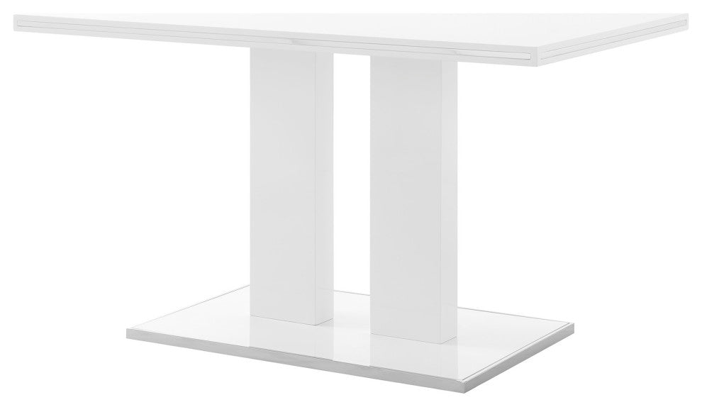 Amanda 3 Piece Black Rectangular Dining Set