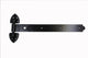 Heavy Reversible Hinges, Black, 18", Pair