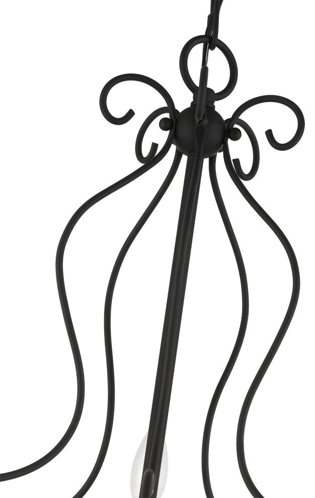 Livex Lighting 5 Light Black Chandelier