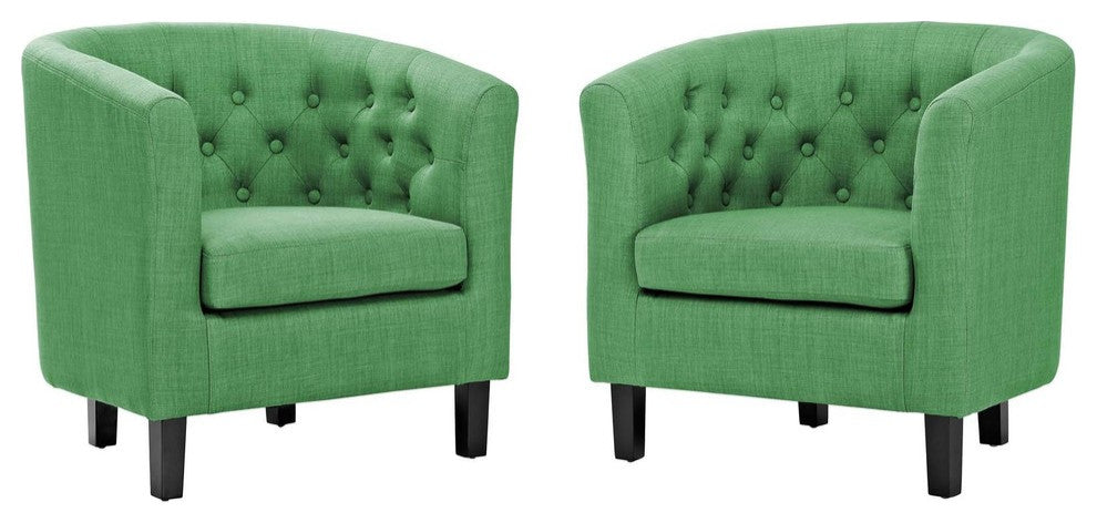 Prospect 2 Piece Upholstered Fabric Armchair Set