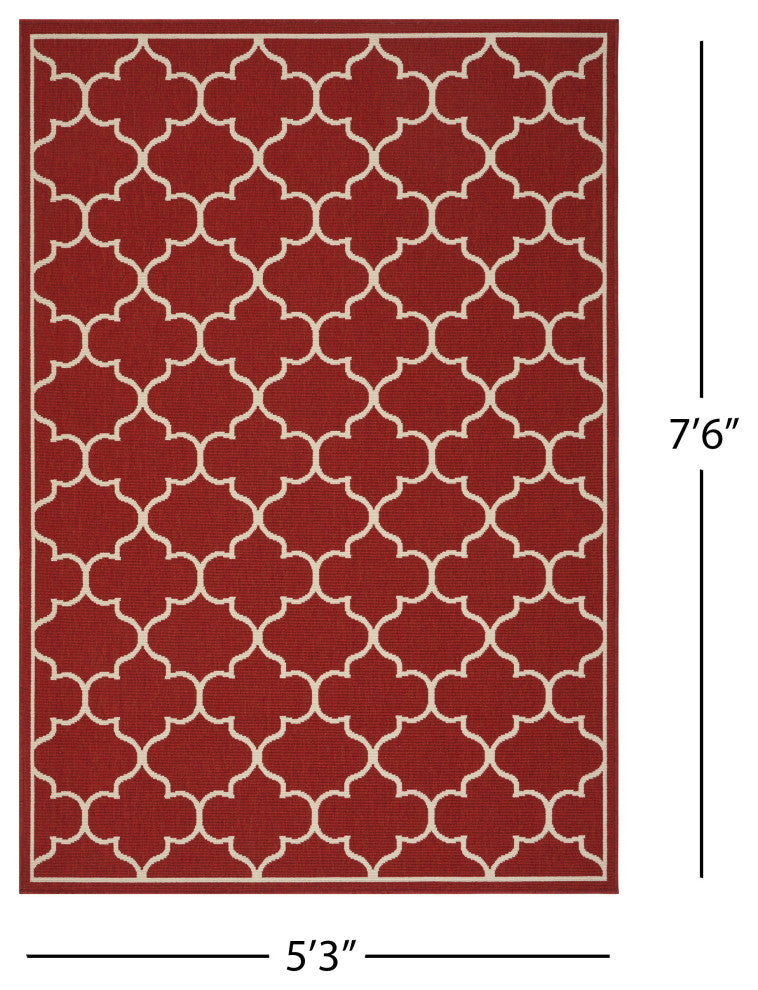 GDF Studio Marcy Indoor Geometric Area Rug, 5'x8'