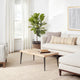 Dash & Albert Niels Latte Handwoven Wool/Viscose Rug, Natural, 2' x 3'