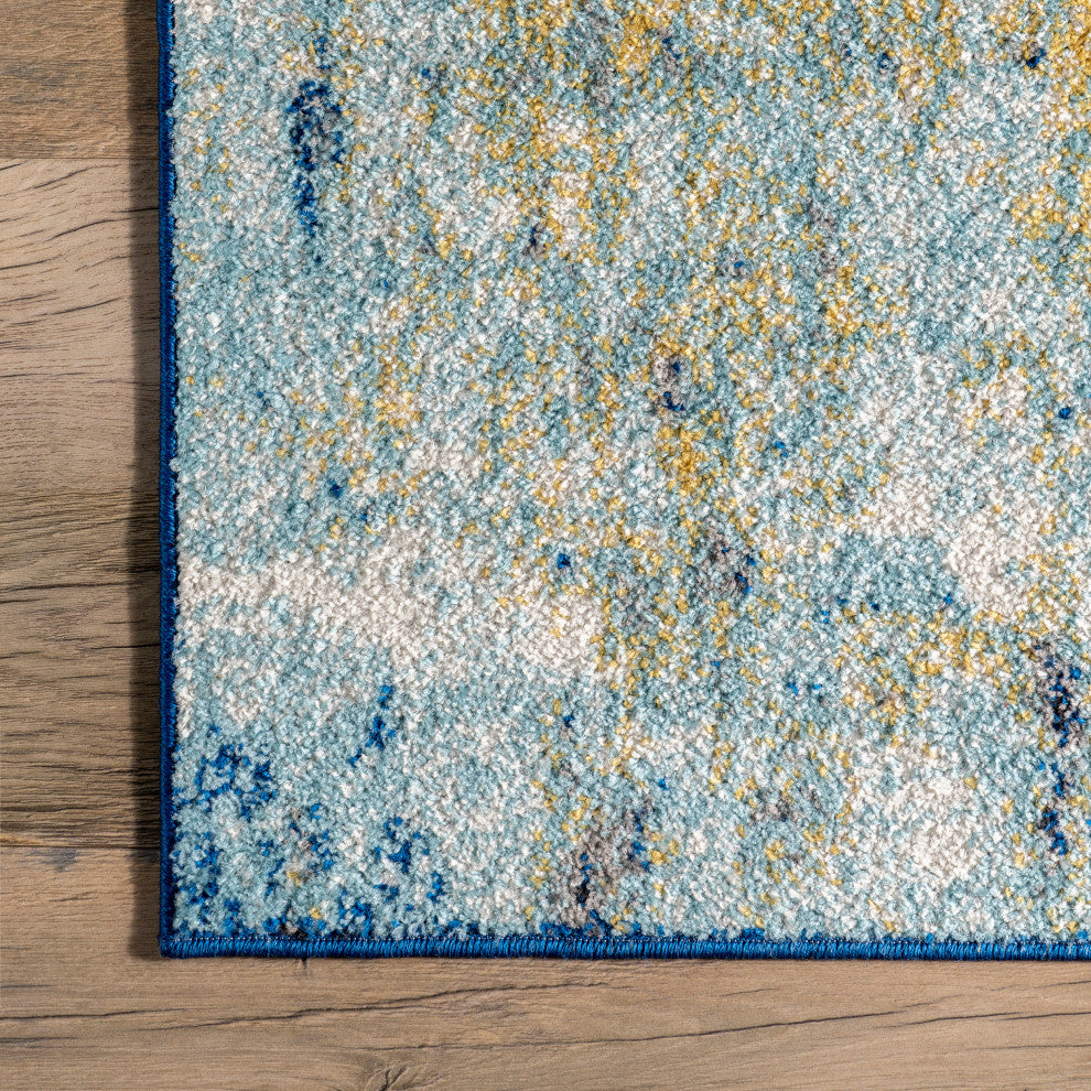 Nuloom Katharina Contemporary Area Rug, Blue 5'