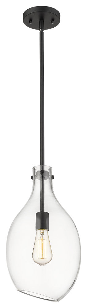 Innovations Lighting 493-1S-BK-G552-9 Salem 1 Light 8.5" Mini Pendant