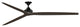 Fanimation Spitfire 96" Fan, Black Motor, Dark Walnut Wood Blades