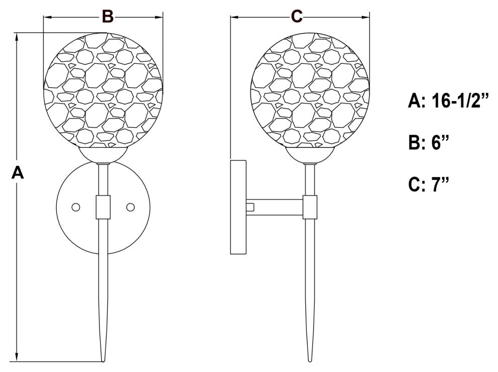 Olson Wall Light Natural Brass