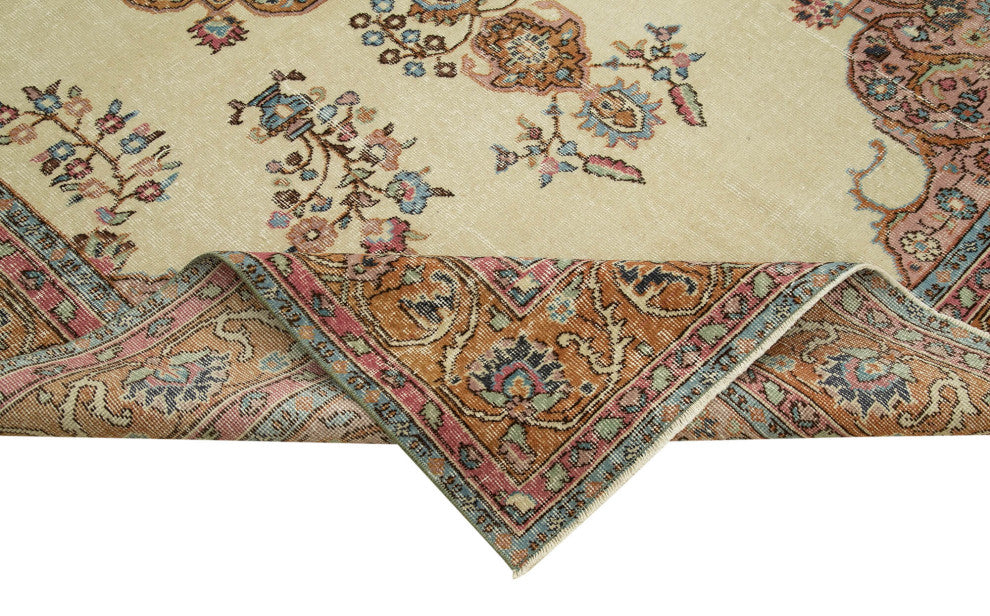 Rug N Carpet - Handmade Anatolian 6' 3'' x 9' 7'' Rustic Area Rug