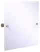 Carolina Crystal Frameless Tilt Mirror with Beveled Edge, Antique Brass