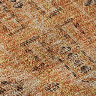 Premium Machine Washable Mayfield AMF697 Terracotta 5' x 7'6" Rug