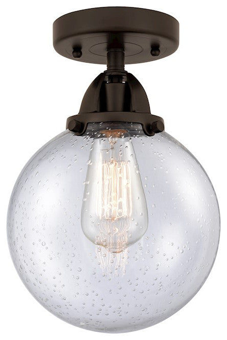 INNOVATIONS LIGHTING 288-1C-OB-G204-8-LED Beacon 1 Light 8 inch Semi-Flush Mount