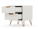 Rockefeller 2.0 Nightstand, Off White and Nature