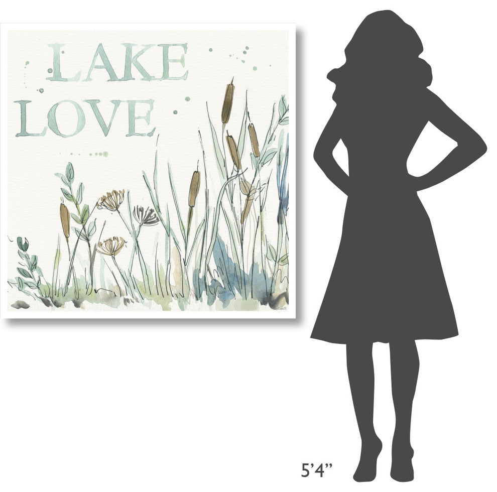 "Lakehouse VI" Digital Paper Print by Anne Tavoletti, 42"x42"