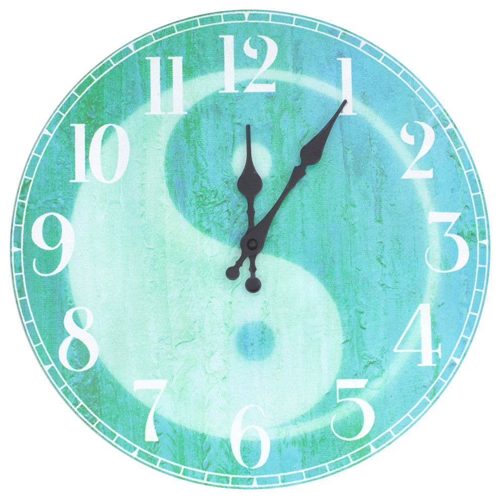 Yin Yang Wall Clock