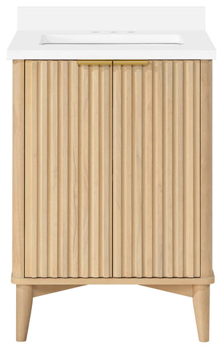 OVE Decors Gabi Single Sink Bathroom Vanity, Rustic Ash, 24", Single Sink