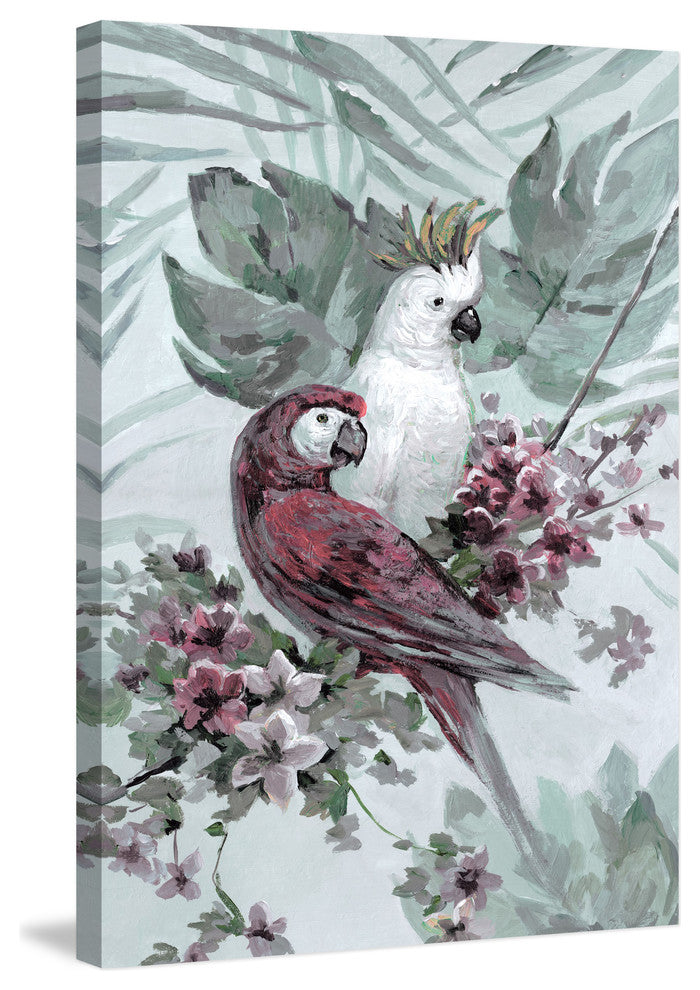 "Tropical Sweetheart" Painting Print on Wrapped Canvas, 20"x30"
