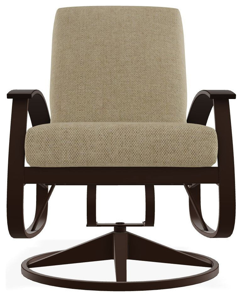 Belle Isle Cushion Outdoor Swivel Rocker, Blend Sand Pat/Kona