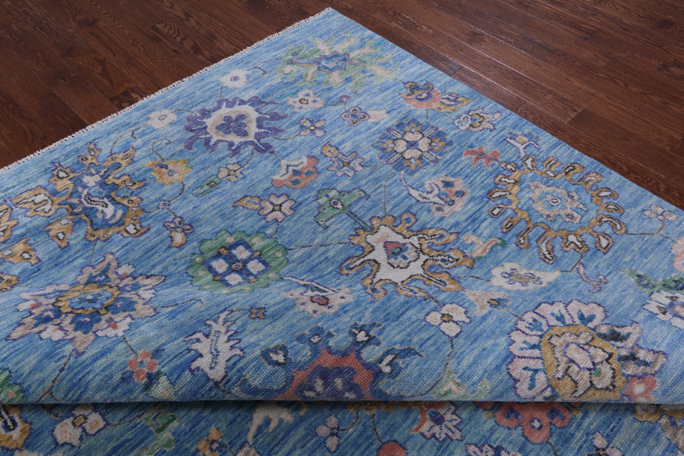 10' 0" X 14' 0" Turkish Oushak Handmade Wool Rug - Q13266