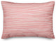 Pink Striped 14x20 Lumbar Pillow