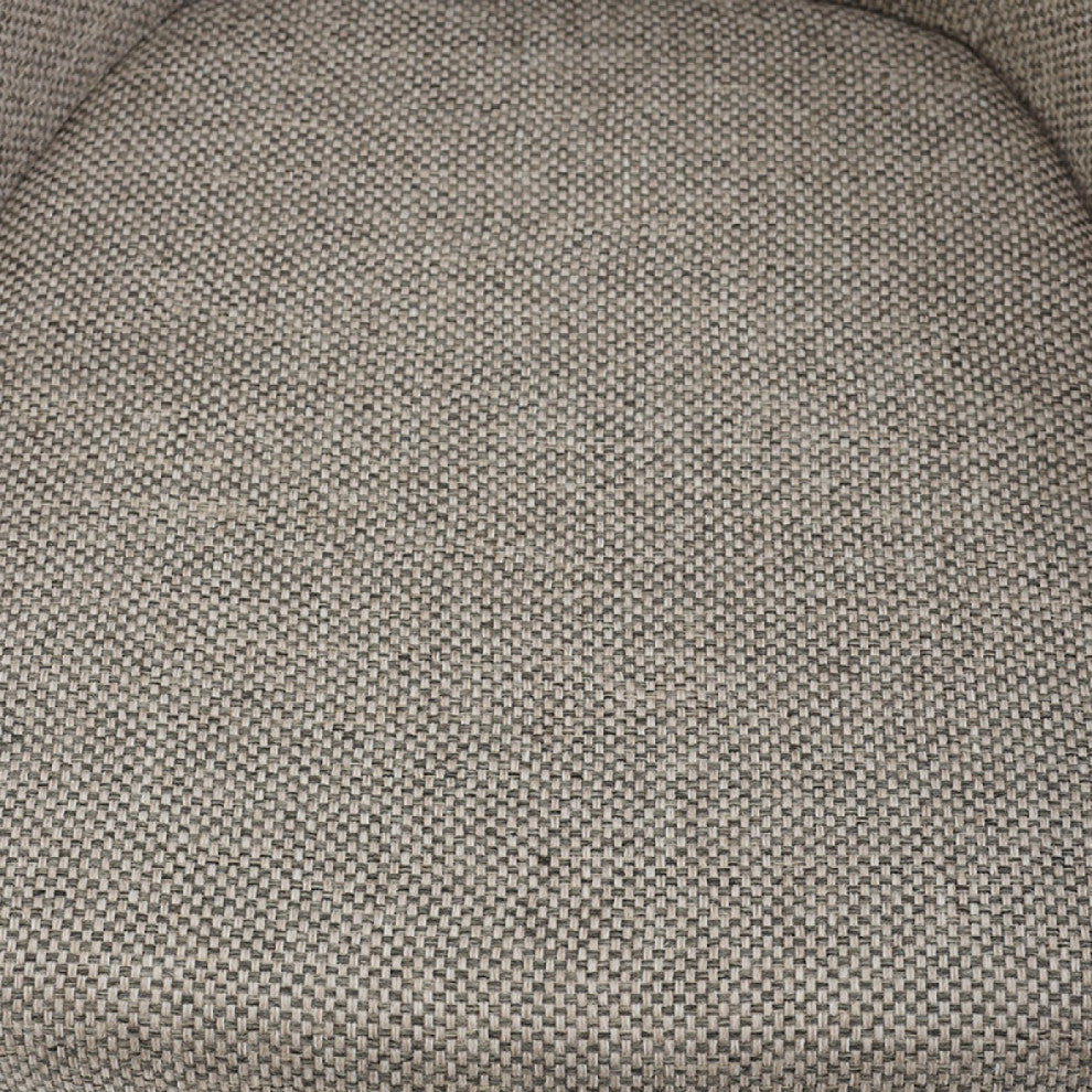 Set of 2 Light Grey and Geo Stainless Steel Dining Chairs