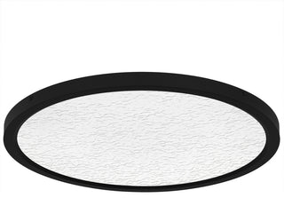 Quoizel OSTC1720 Outskirts 20"W LED Flush Mount Ceiling Fixture - Earth Black