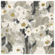 "Velvety Florals Neutral III" Digital Paper Print by Silvia Vassileva, 38"x38"