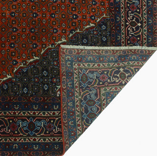 Fine Vintage Distressed Anar Rust Rug
