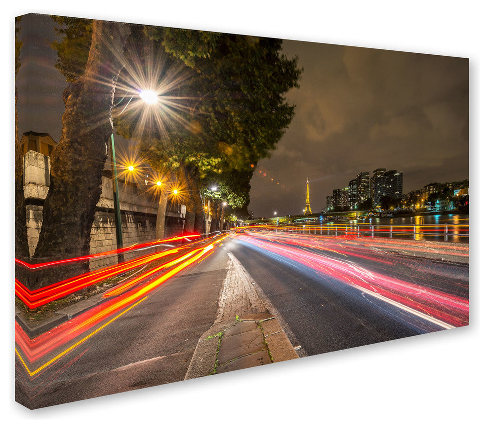 'Here Is Paris' Canvas Art by Mathieu Rivrin