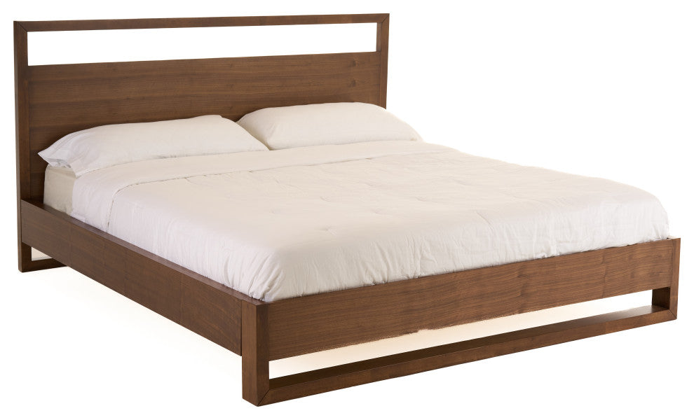 Nova Domus Berlin Modern Walnut Bed, Queen