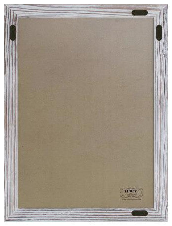 Canterbury Wall Mount Magnetic Chalkboard Sign Set- 18" x 24", White Washed, 18" X 24"
