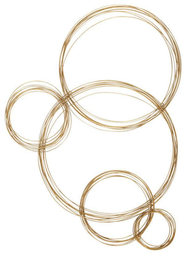 Uttermost - 04369 - Wall Decor - Golden Bubbles - Antique Gold Leaf