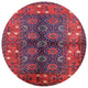 Ahgly Company Indoor Round Mid-Century Modern Area Rugs, 6' Round
