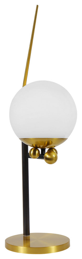 Chianti 22" ETL Certified Integrated LED Table Lamp, Antique Brass