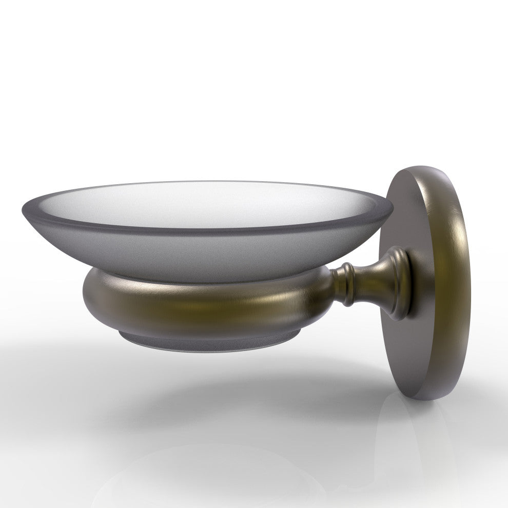 Prestige Skyline Wall Mounted Soap Dish, Antique Brass