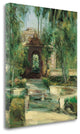 "Fuentes Y Jardines" By Jose Luis Castrillo, Giclee Print on Gallery Wrap Canvas