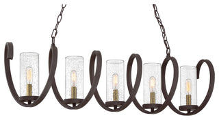 Quoizel TMT540 Tumult 5 Light 40"W Chandelier - Western Bronze