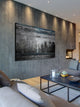 "Sunset in NYC" Print on Brushed Aluminum, 36"x24"