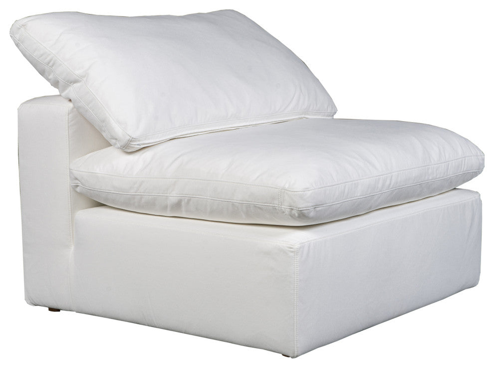 Terra Condo Slipper Chair Livesmart Fabric Cream