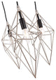 Woodbridge Lighting Lanning 5-Light Chandelier, Nickel/Nickel