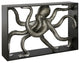 Octo Framed Console Table, Wood Frame, Silver Leaf
