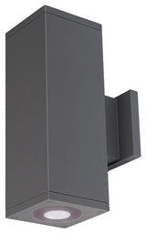 Cube Architectural 5" Ultra Narrow LED Up and Down Wall-Light 2700K, Graphite