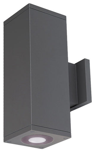Cube Architectural 5" Ultra Narrow LED Up and Down Wall-Light 2700K, Graphite