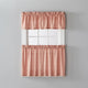 Nelson Window Curtains, Rust, 58x13
