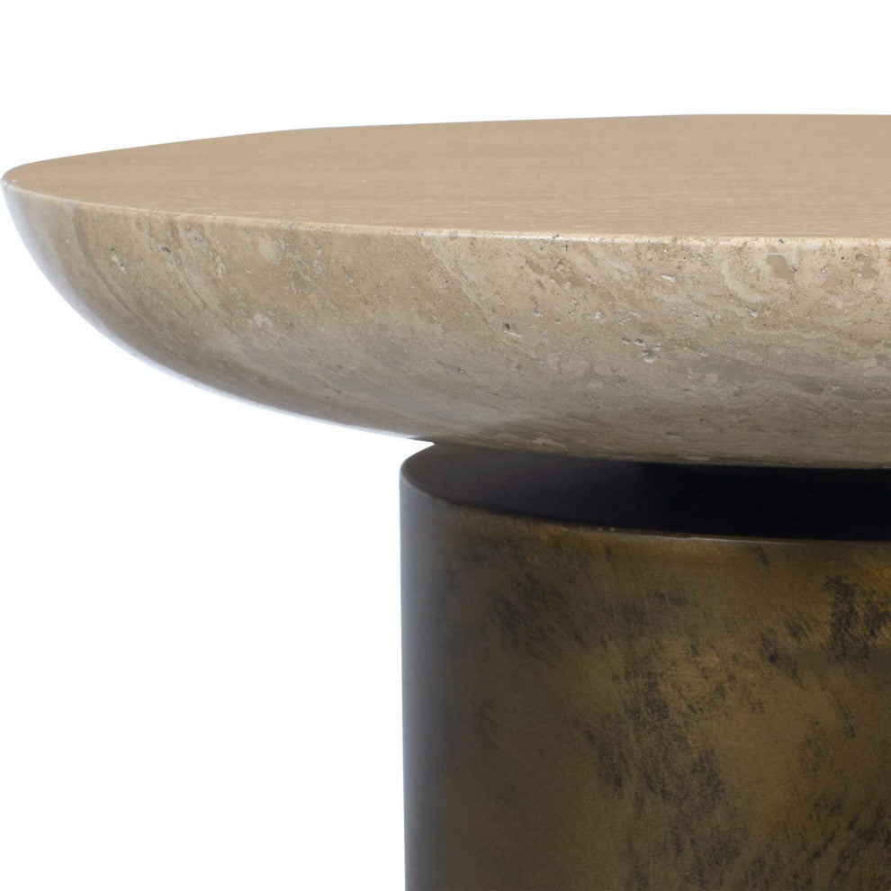Uttermost Oslo Brass Outdoor Accent Table
