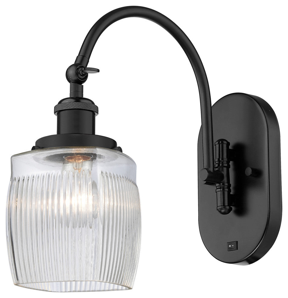 Innovations 918-1W-BK-G302 1-Light Sconce, Matte Black